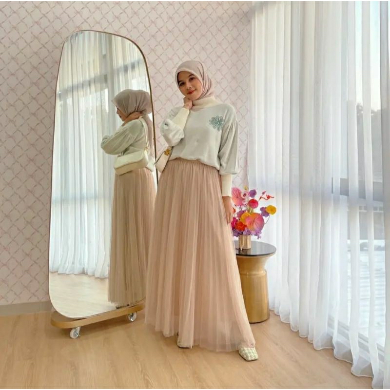 Jual ROK TUTU LIST GOLD PREMIUM ROK PESTA ROK TUTU ROK TUTU