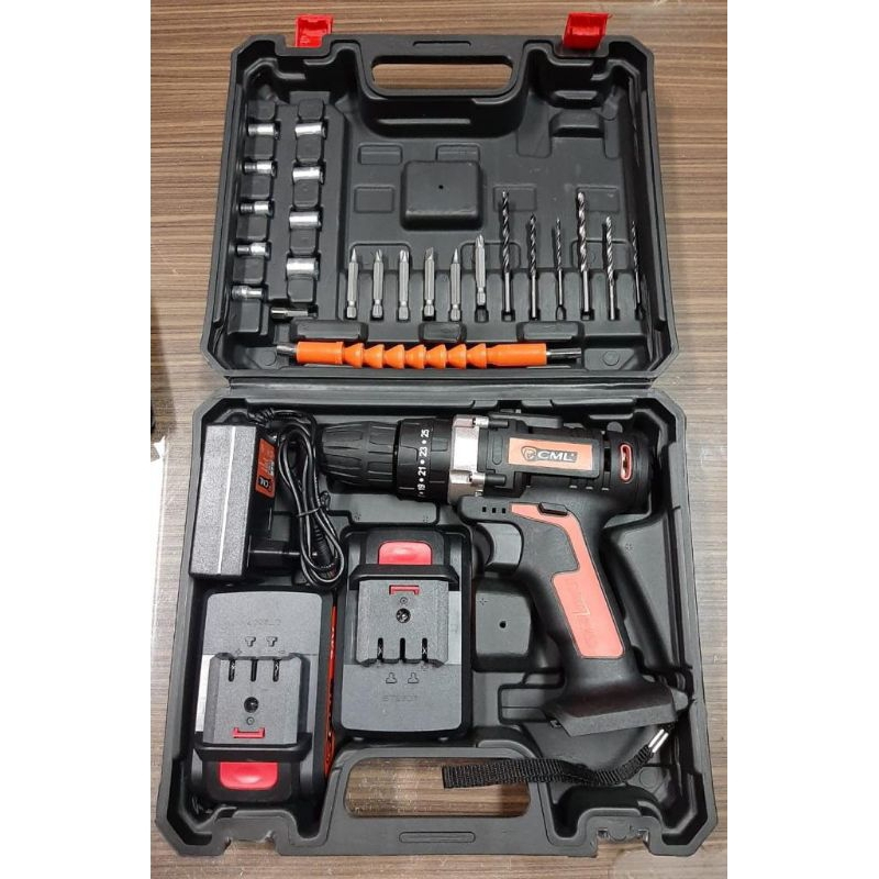 Jual Mesin Bor Batterai Batre Carger Cordless Drill Camel Set Komplit