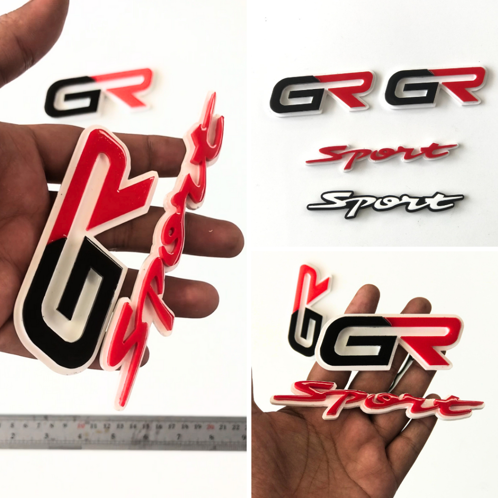 Jual EMBLEM MOBIL GR SPORT AKSESORIS MOBIL GAZOO RACING TOYOTA RUSH ...