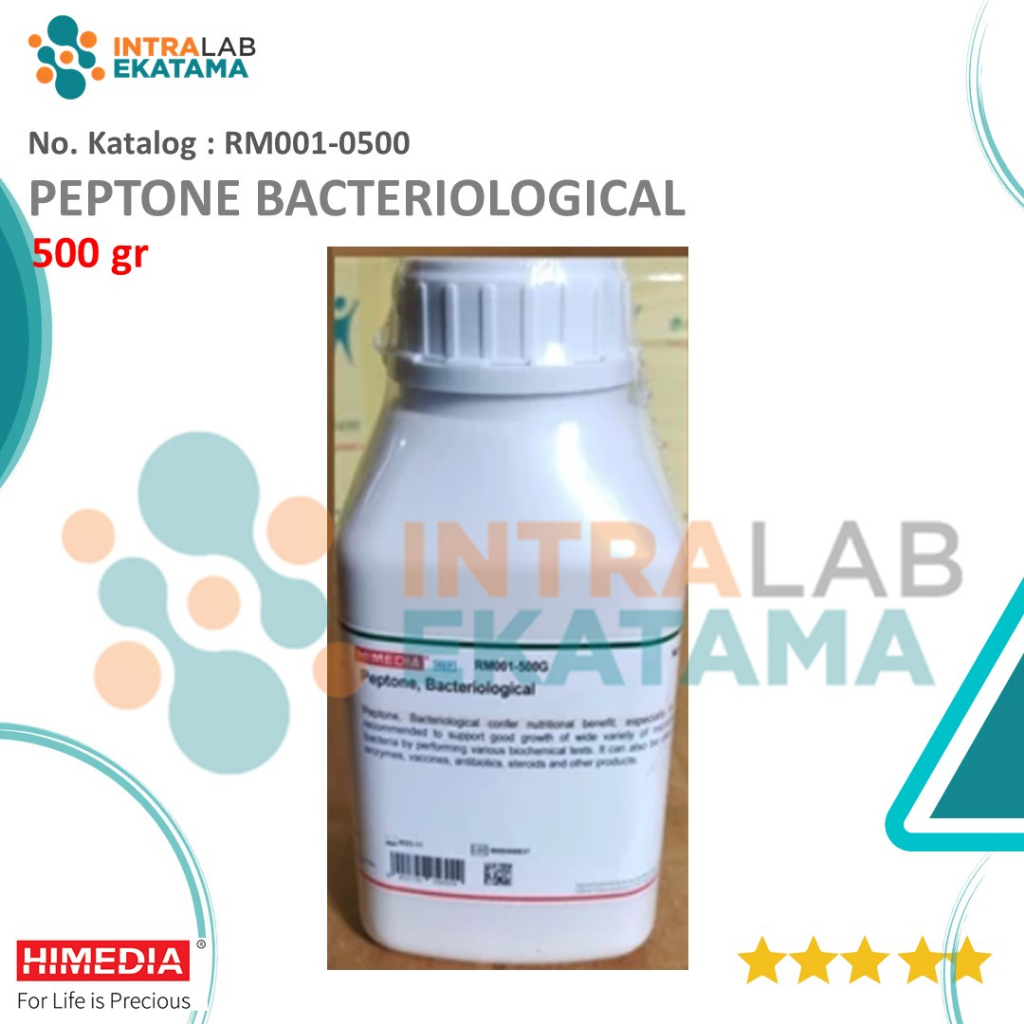 Jual RM001-0500 PEPTONE BACTERIOLOGICAL, 500g | Shopee Indonesia