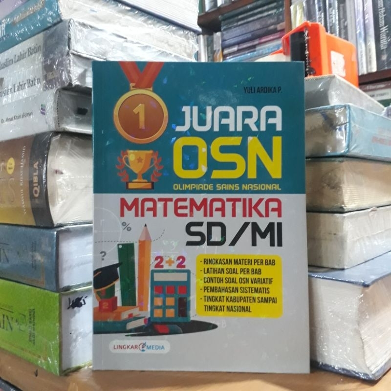 Jual Lingkar Media Buku Juara Osn Olimpiade Sains Nasional Matematika Sdmi Yuli Ardika P 7934