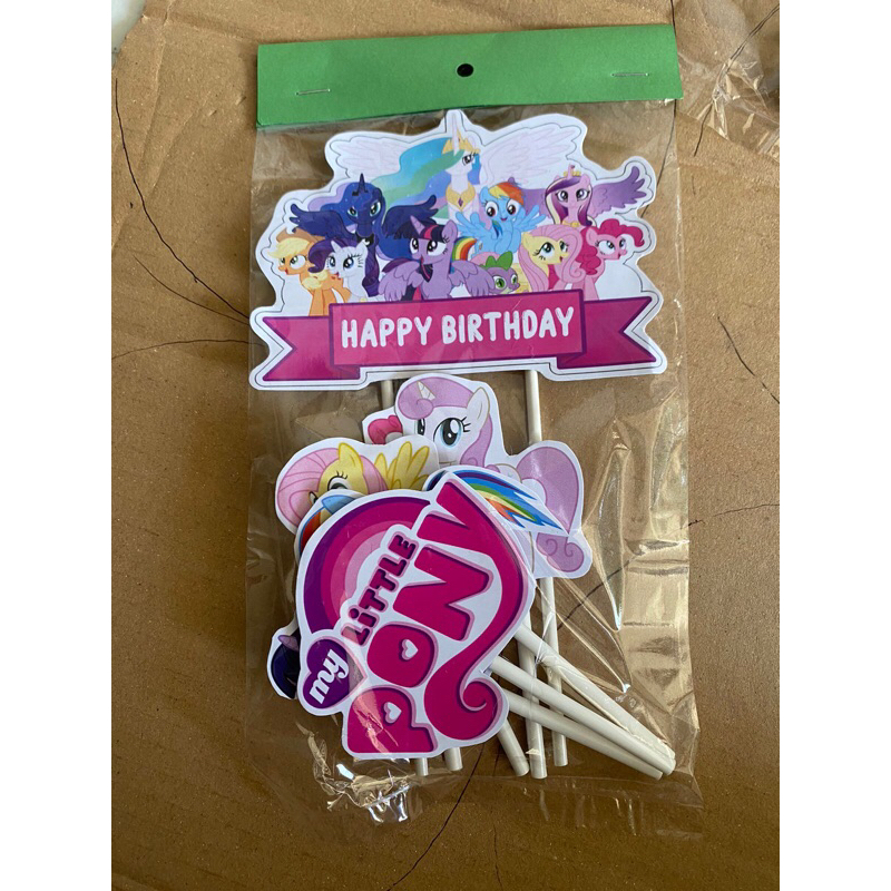 Jual Topper Happy birthday topper karakter topper frozen topper kuda