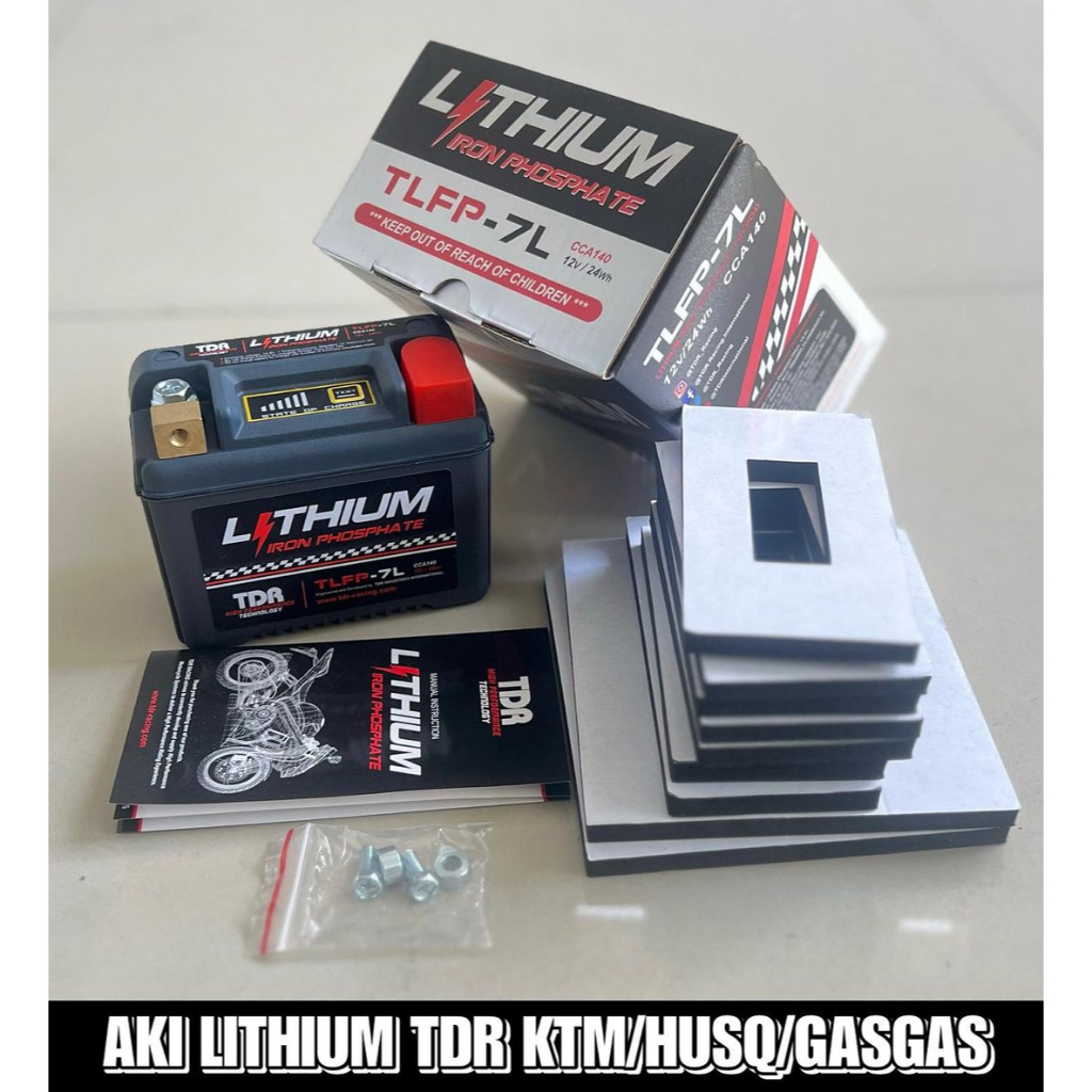 Jual Aki Motor Lithium TDR - KTM HUSQVARNA GASGAS | Shopee Indonesia