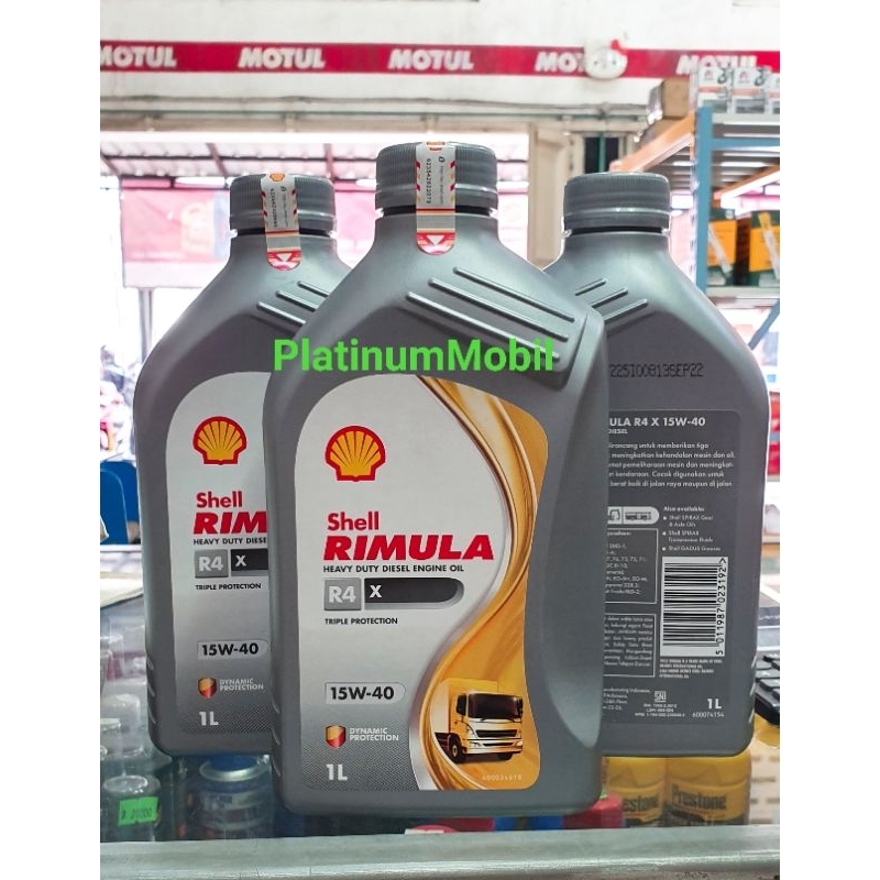 Jual Shell Rimulla R4 X 15w40 Pelumas Mesin Diesel 1 liter | Shopee ...