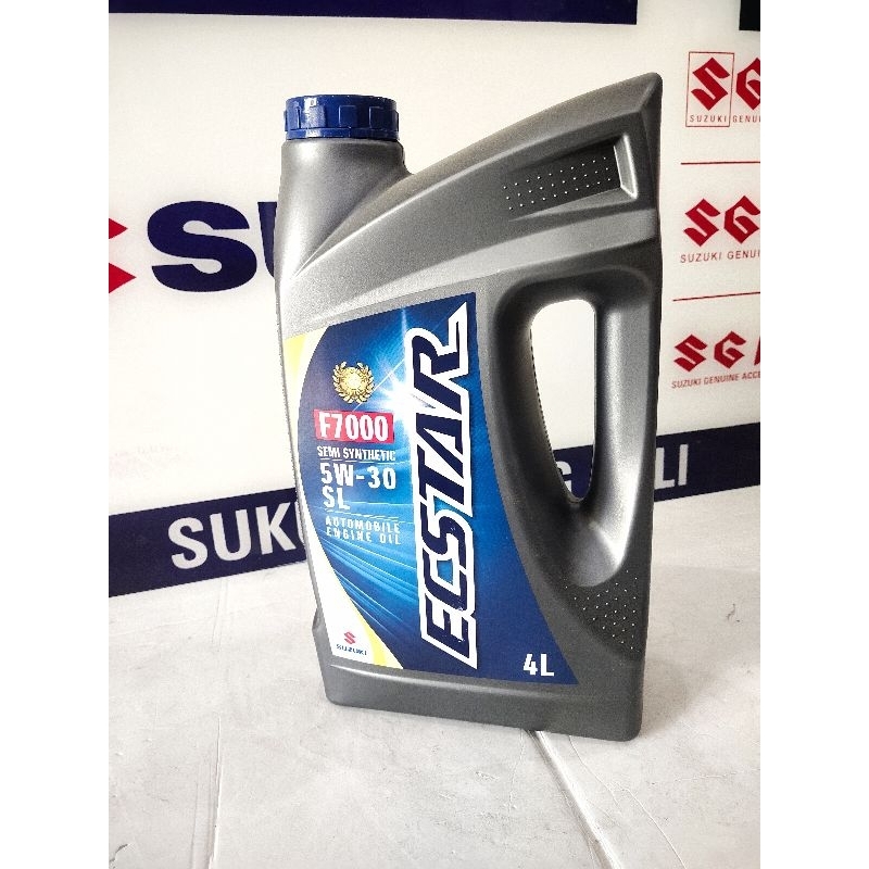 Jual Oli Mesin ECSTAR 5W30SL Semi Synthetic 4Liter Oli Murah Original