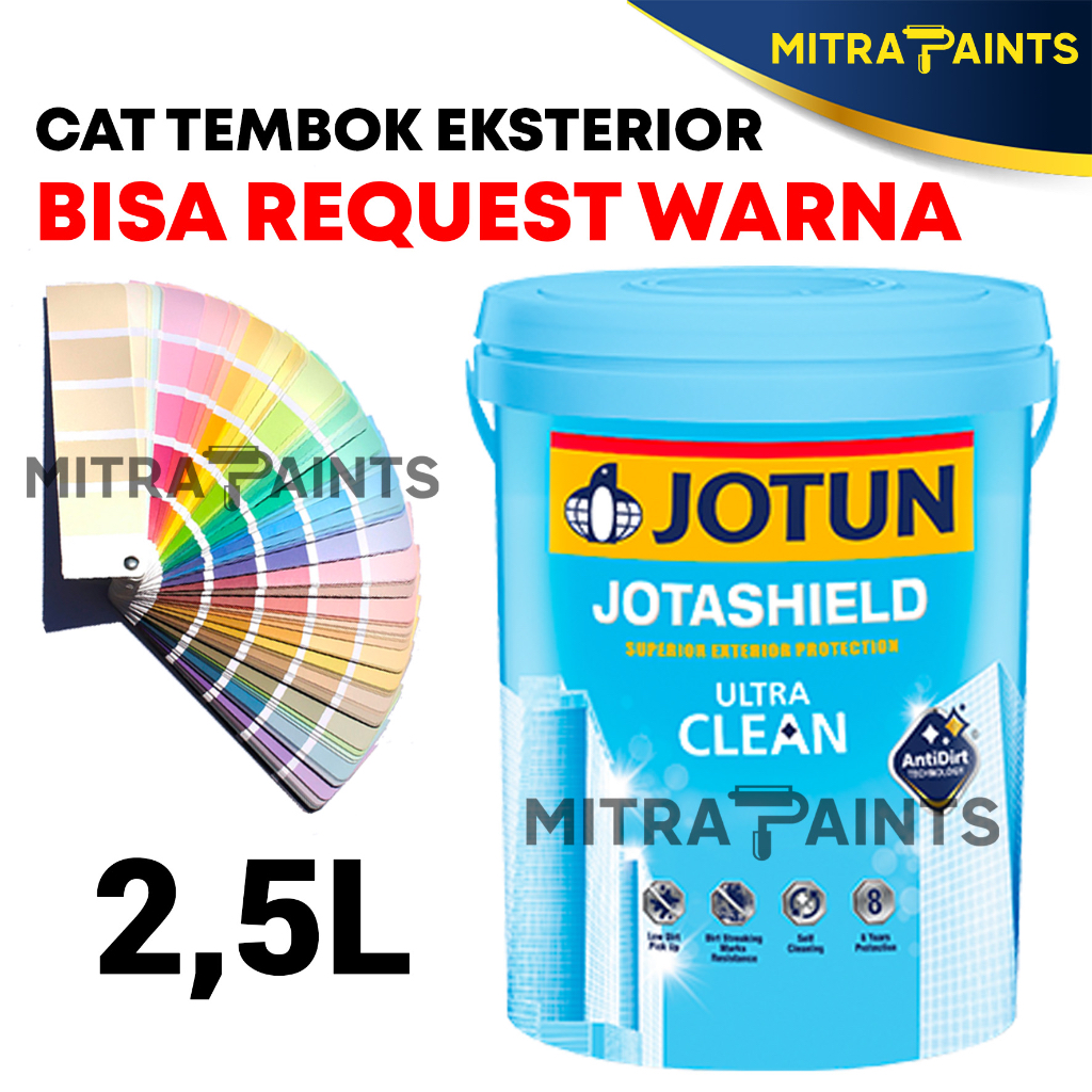 Jual Anti Noda Cat Tembok Eksterior Jotun Jotashield Ultra Clean 25 Liter Bisa Custom Warna 7122