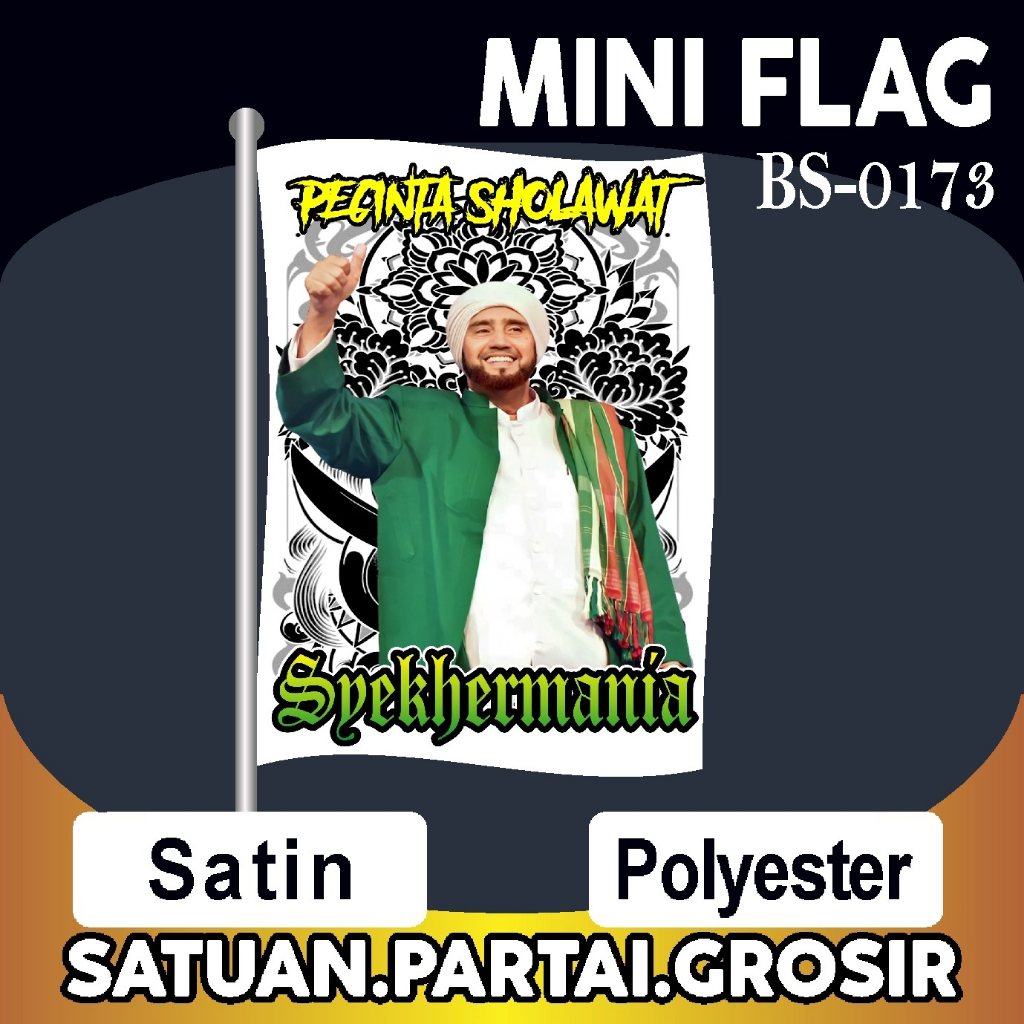 Jual Bendera Syekhermania Pecinta Sholawat Berkat Sholawat Minggat ...