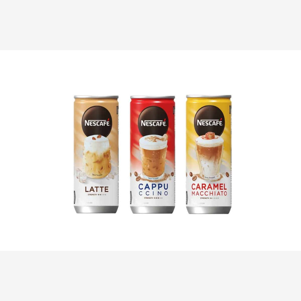 Jual Nescafe Coffee Kopi Kaleng Netto 220 mL | 6 Varian | Satuan ...