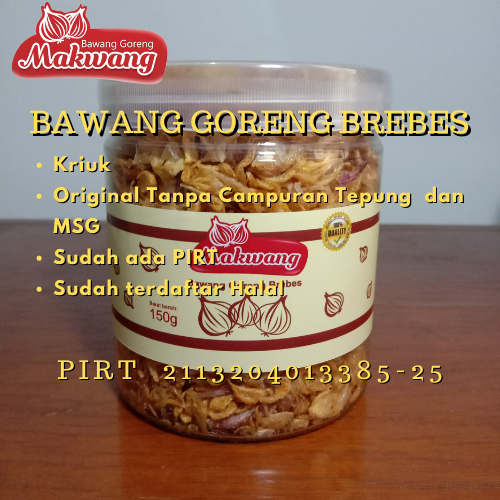 Jual Makwang Bawang Goreng Brebes Premium Original Tanpa Tepung Kriuk