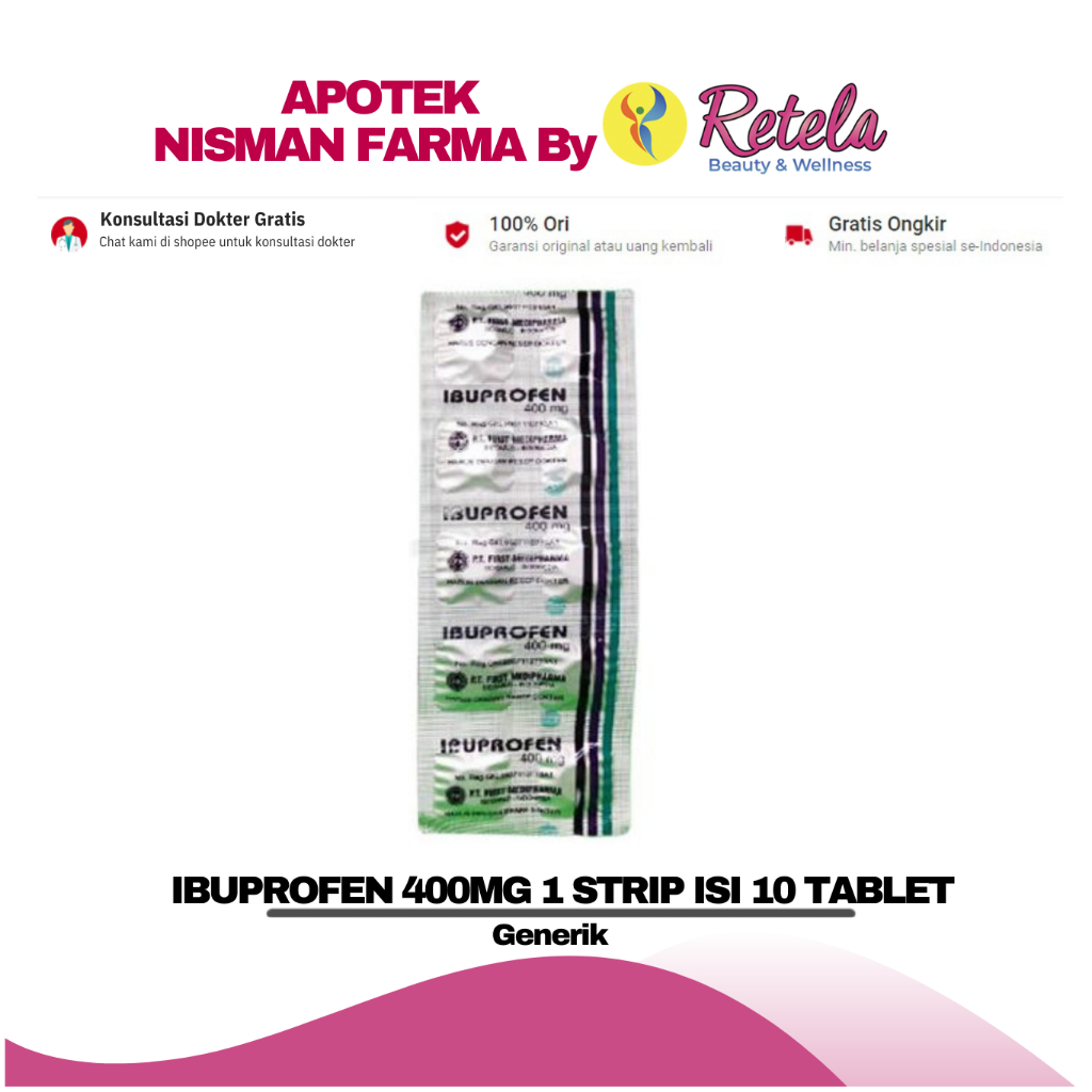 Jual Ibuprofen Mg Strip Isi Tablet Prmd Shopee Indonesia