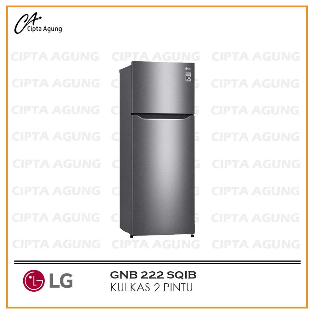 Jual LG GN-B222SQIB KULKAS 2 PINTU KAPSITAS 225 L SMART INVERTER ...