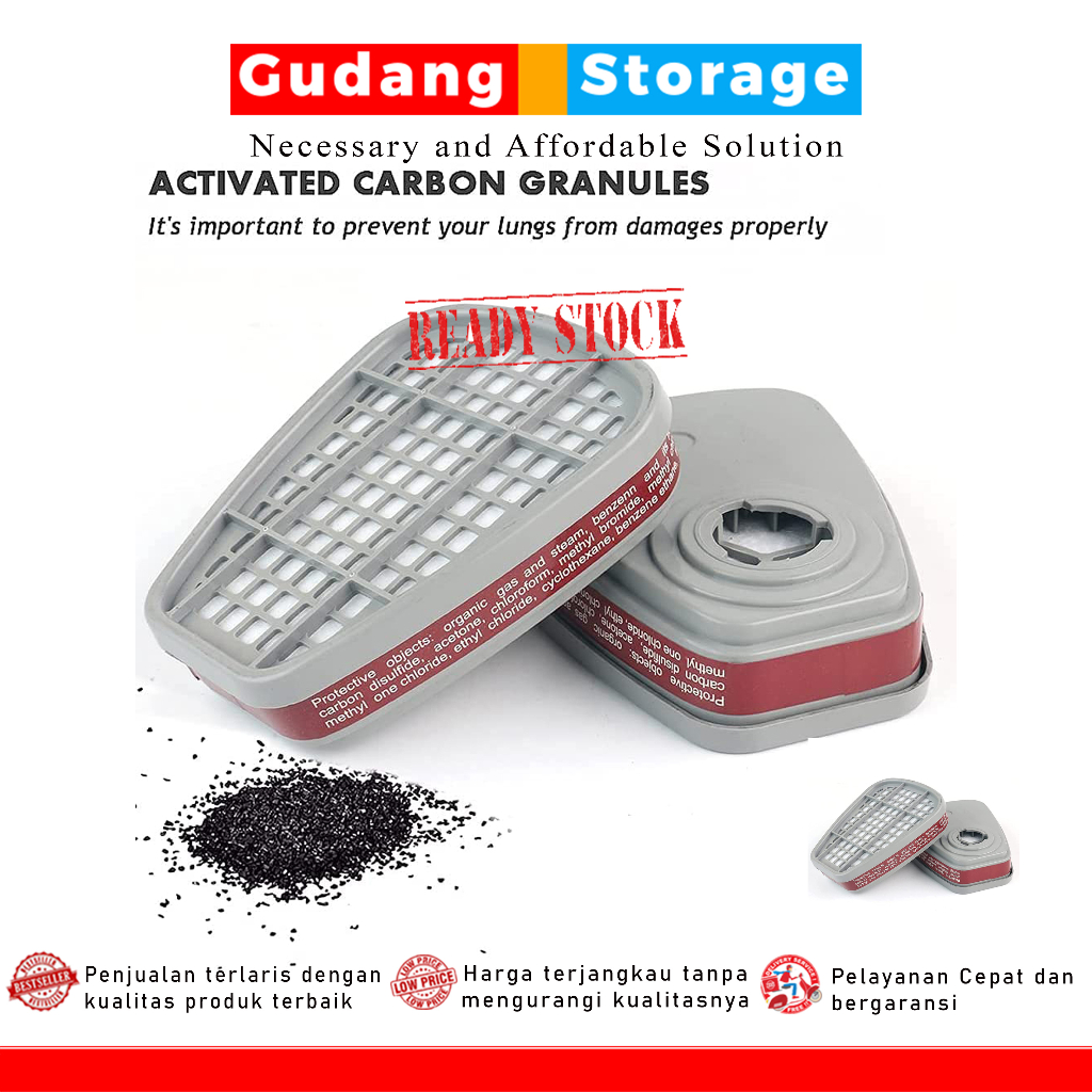 Jual [PROMO] Filter Masker Gas Respirator / Filter Masker Industri ...