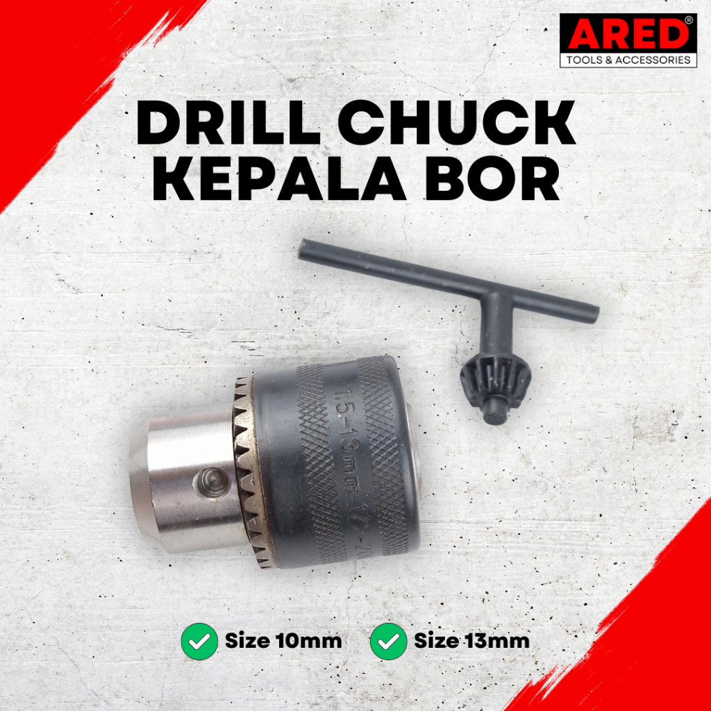 Jual Ared Drill Chuck Kepala Bor Ared Mm Mm Shopee Indonesia