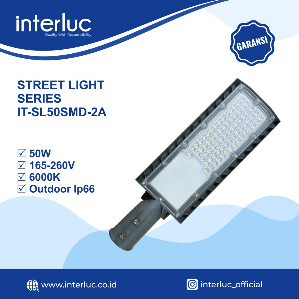 Jual Lampu Pju Led Interluc Smd W Mata Banyak It Sl Smd A Shopee Indonesia