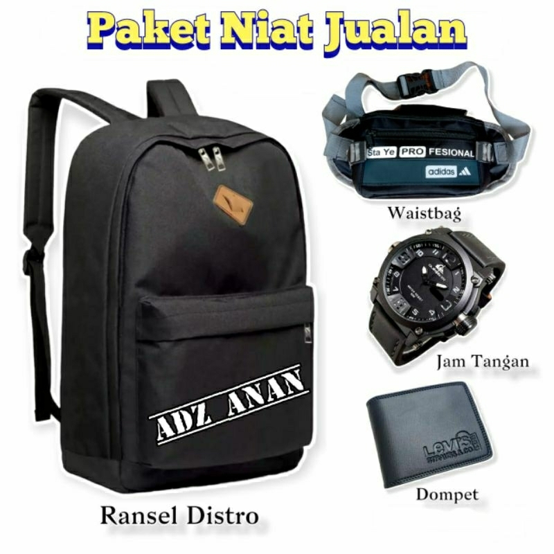 Promo Tas Ransel Kulit Pria ELZ12012002 Diskon 46% di Seller ELZISHOP -  Gondrong, Kota Tangerang