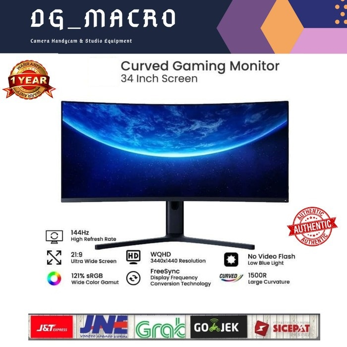 Jual Gaming Monitor 34 Inch 144Hz WQHD | Shopee Indonesia