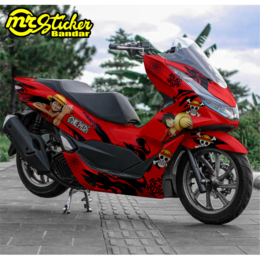 Jual Decal PCX One piece Full Body Stiker PCX Full Body Dekal PCX 150 ...