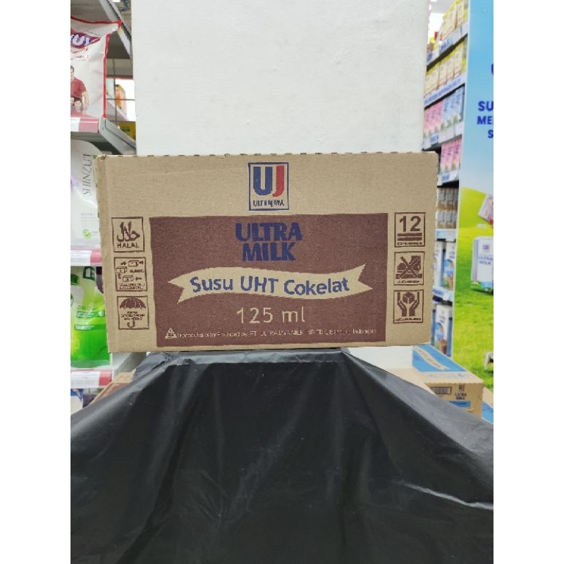 Jual Ultra Uht Cokelat 125 Ml 1 Dus Isi 40 Pcs Shopee Indonesia