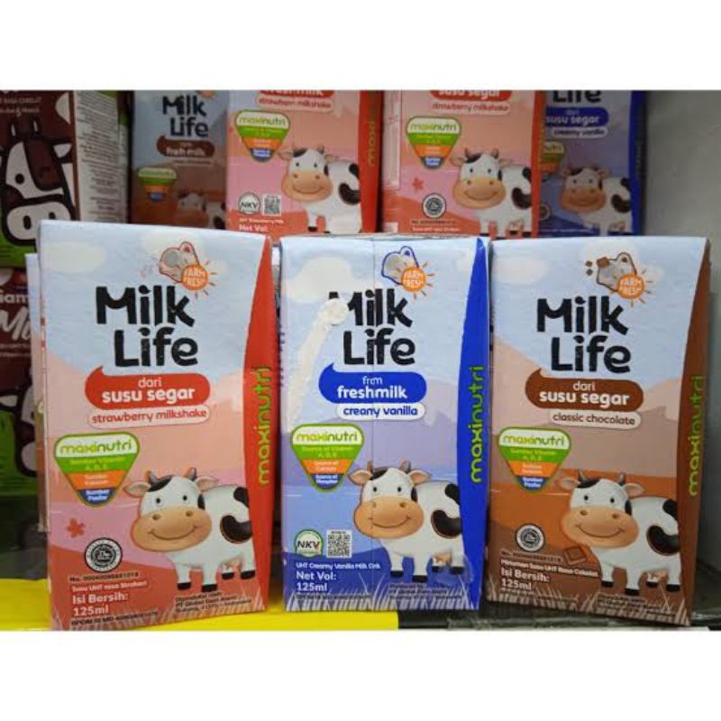 Jual Susu Uht Milk Life Ml Pcs Shopee Indonesia