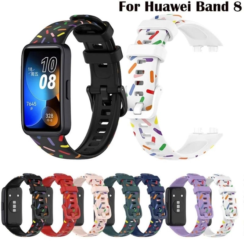 CHULN 10 Pezzis Silicone Cinturino Compatibile con Huawei Band 9/Huawei