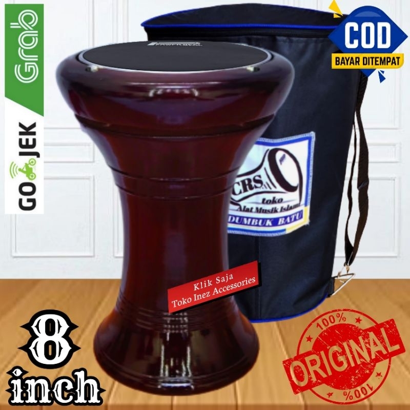 Jual Dumbuk Atau Darbuka Kayu 8 inch Polos Power Beat Hitam Shopee