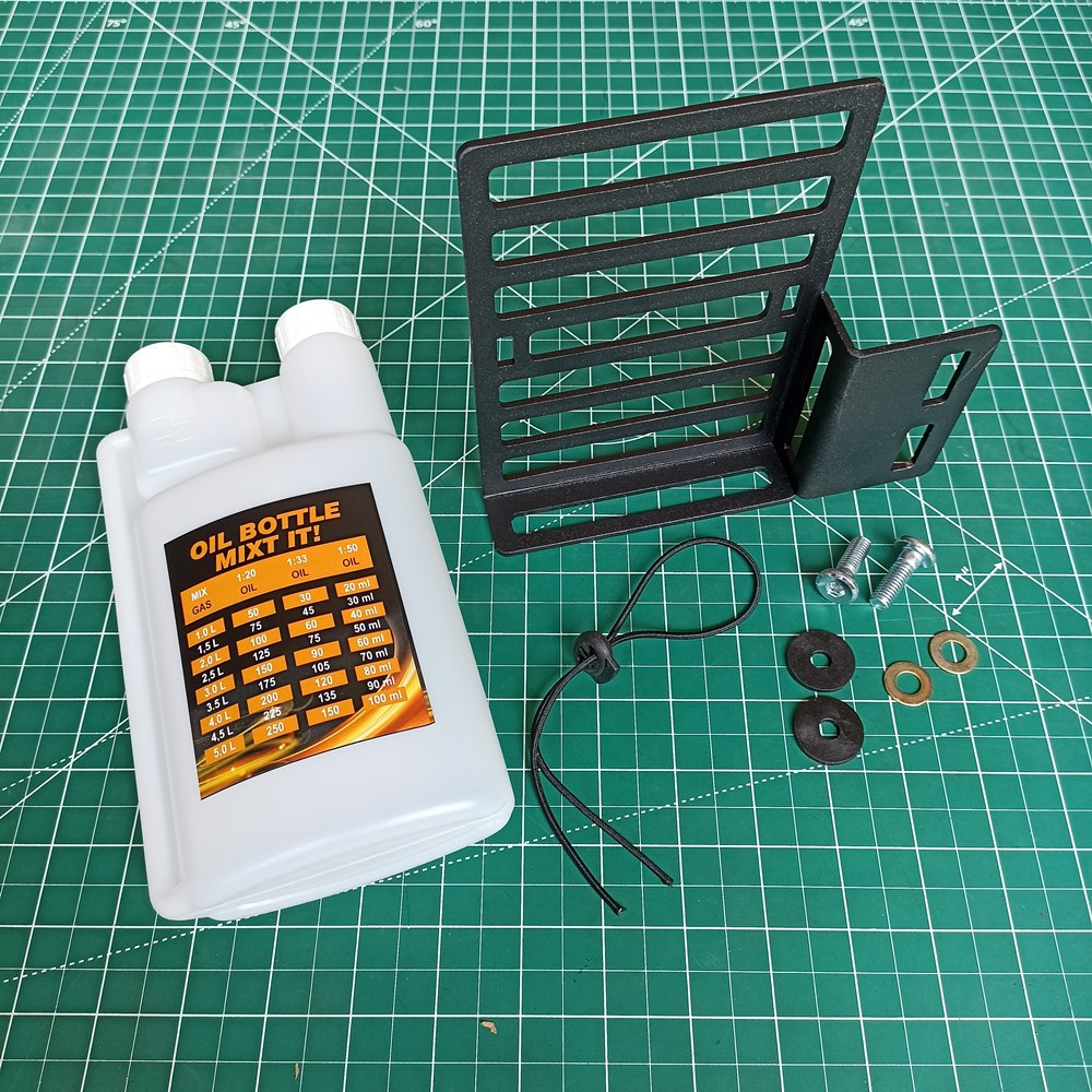 Jual Rak Tempat Botol Oli Samping Vespa Super Sprint PTS VBB Model MRP ...
