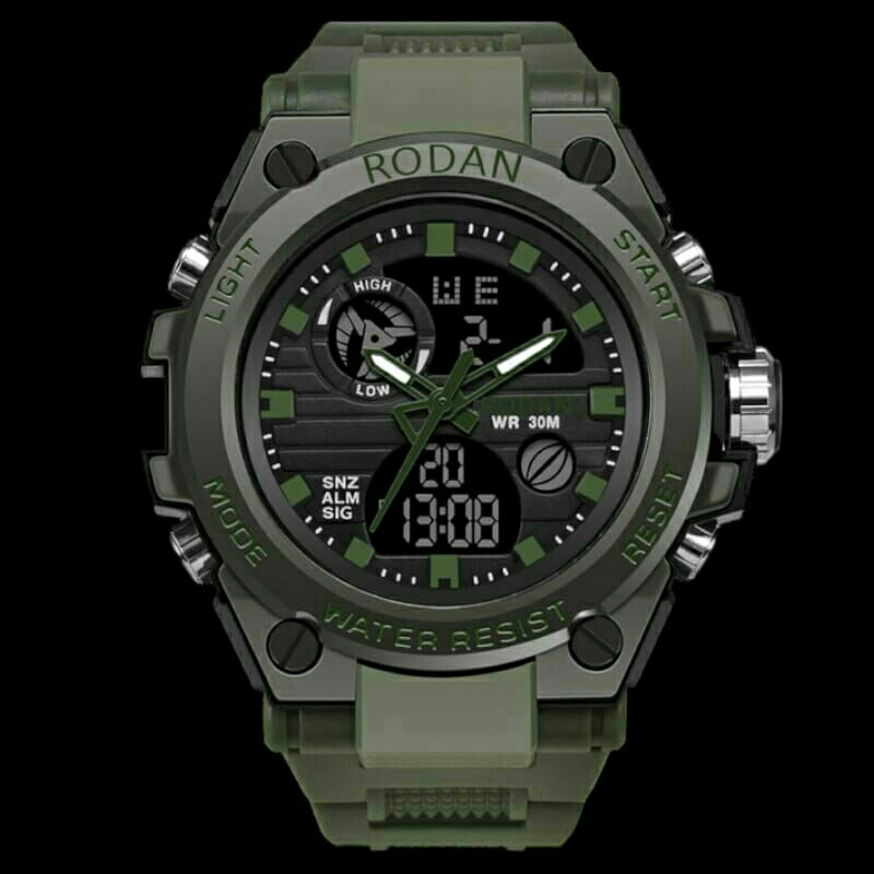 Jual Jam Tangan Pria Original Rodan Dual Time Anti air | Shopee Indonesia