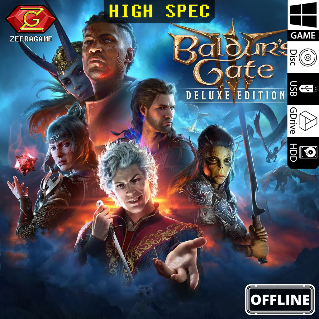 Jual Baldurs Gate 3 Deluxe Edition Pc Full Version Baldur Gate 3