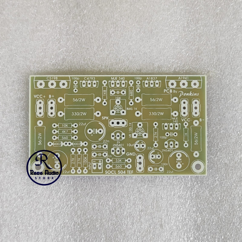 Jual PCB Socl 504 TEF BIAS SERVO FR4 Fiberglass Shopee Indonesia