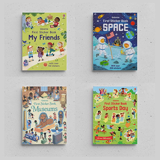Jual Buku anak sticker USBORNE First Sticker Part 1 (INSTANT) | Shopee ...