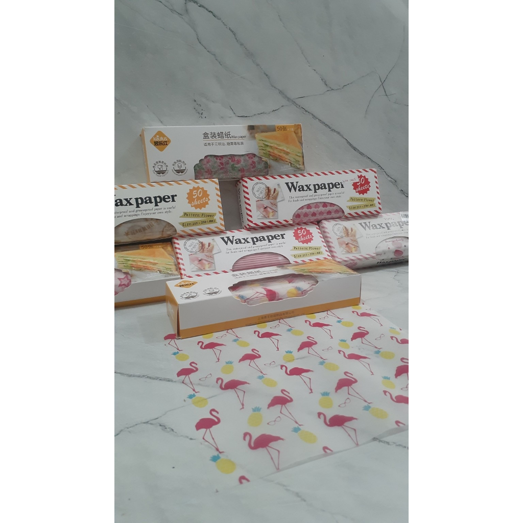 Jual WAX PAPER / BAKING PAPER / KERTAS ROTI MOTIF | Shopee Indonesia