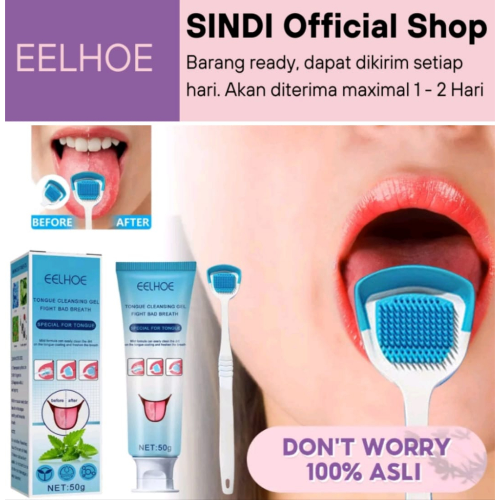 Jual EELHOE Tongue Cleansing Gel 50g Perawatan Kebersihan Mulut