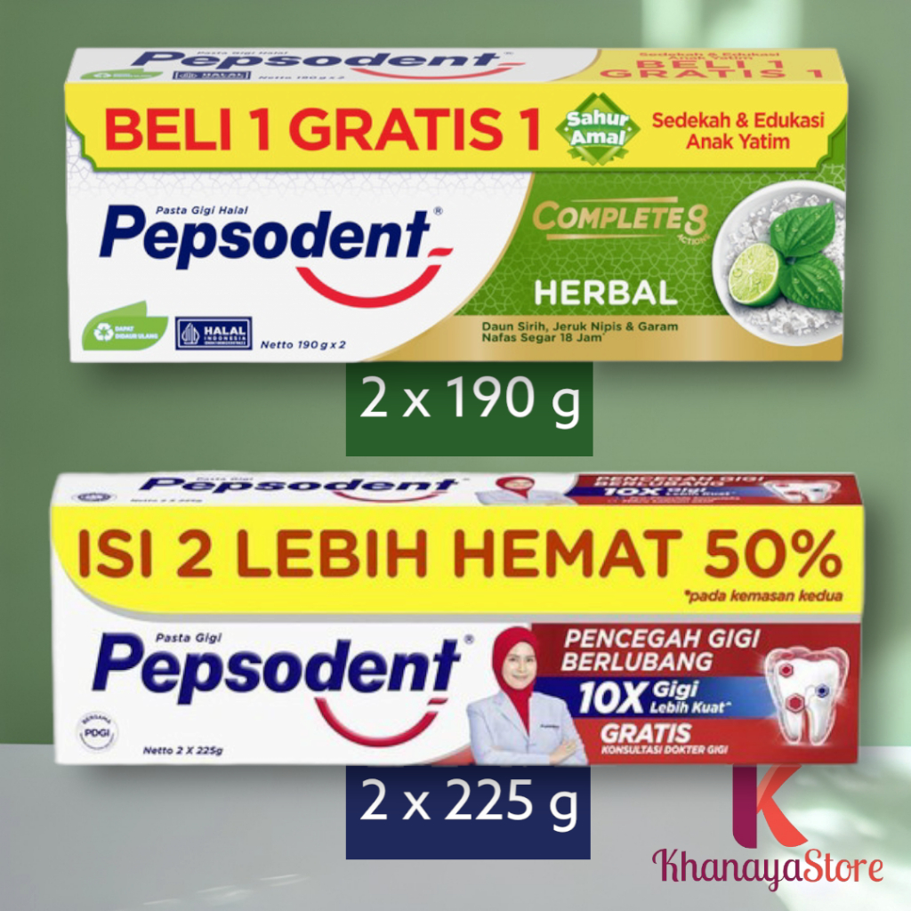 Jual Pasta Gigi Pepsodent White Anti Cavity G Dan Pepsodent Herbal