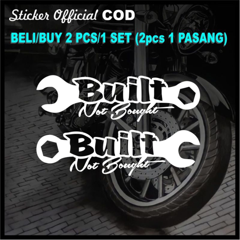 Jual sticker 029, sticker built (cutting sticker) | Shopee Indonesia