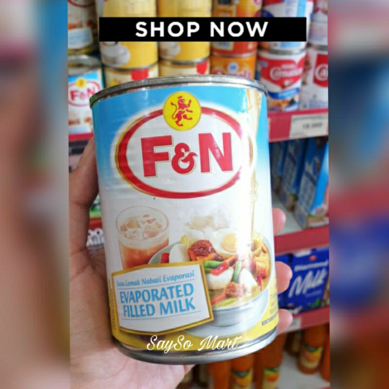 Jual Susu Lemak Nabati Evaporasi F&n, Carnation, Sunbay Evaporated Milk