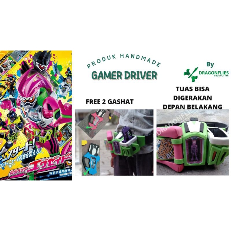 Jual Ex Aid Dx Gamer Driver Sabuk Kamen Rider Ex aid Handmade | Shopee ...