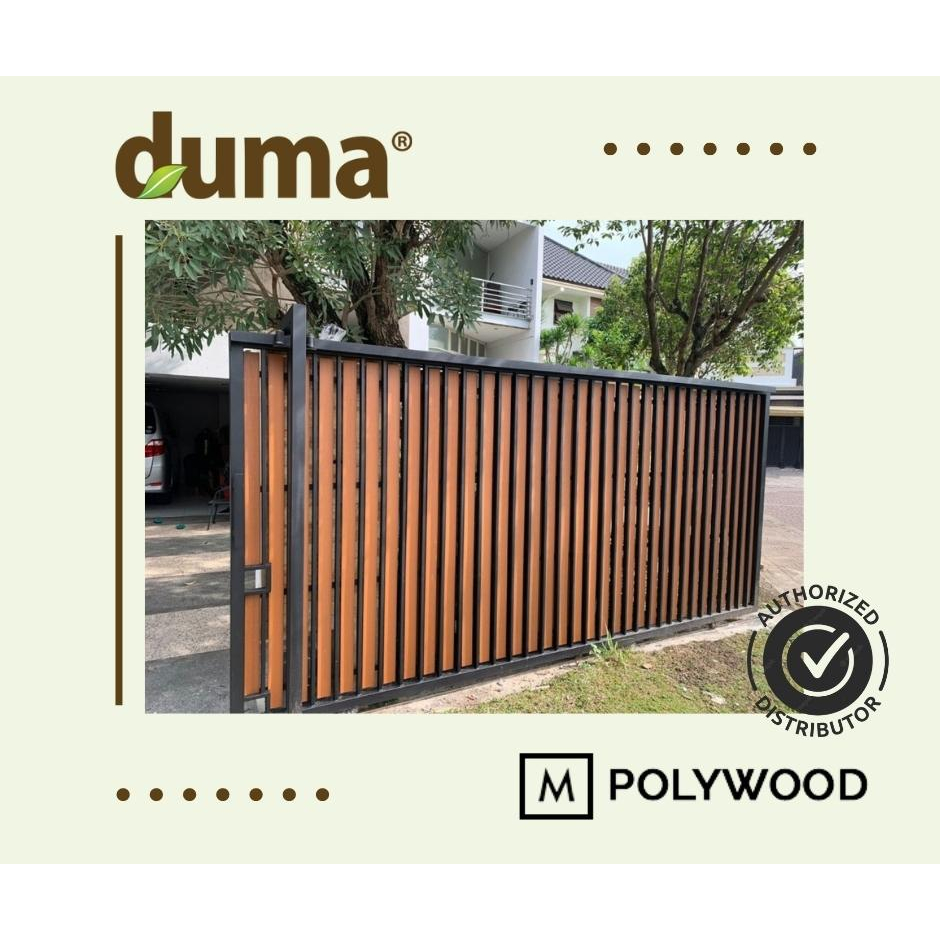 Jual DUMA XTC SOLID PANEL PAGAR PARA-PARA BANGKU DEKORATIF - 4M ...
