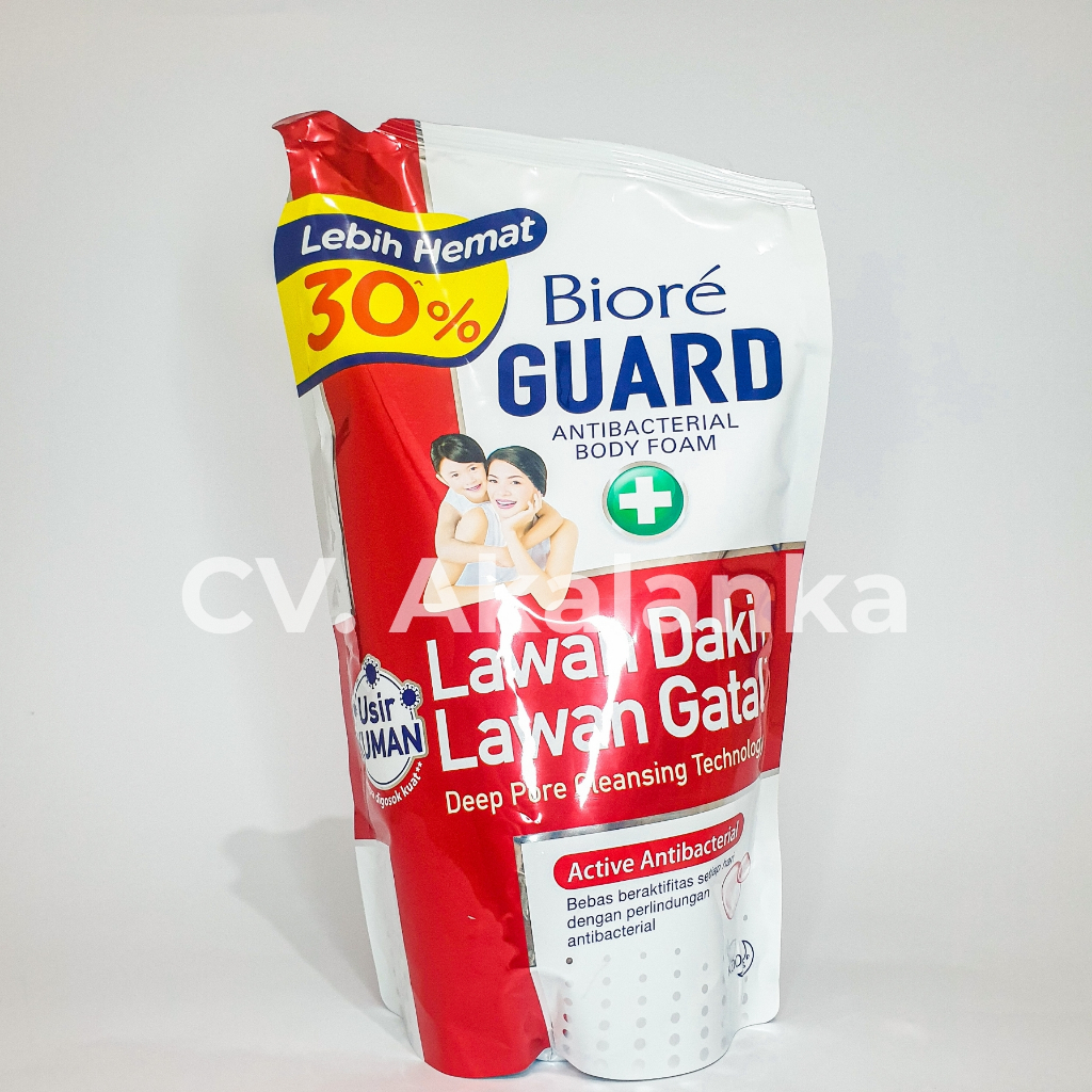 Jual Biore Guard Sabun Mandi Refill 800ml Body Foam Active