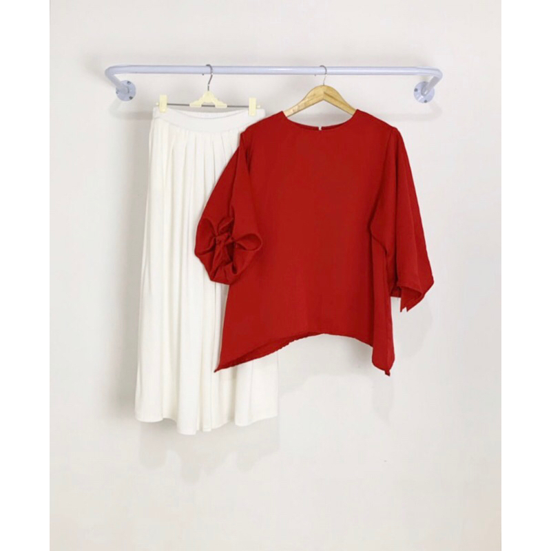 Jual Gebya top-blouse merah spesial kemerdekaan indonesia | Shopee ...