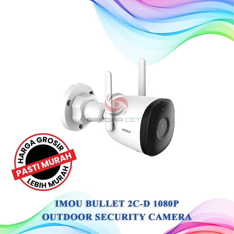 Jual IMOU BULLET 2CD IPC F22P 2MP WiFi Wireless IP camera Dahua CCTV