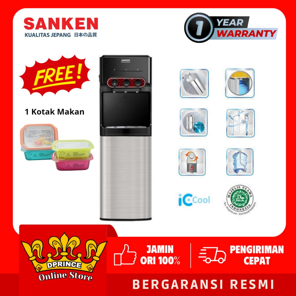 Jual Sanken Dispenser Galon Bawah Hwd 535ic Low Watt Hwd C535ic Shopee Indonesia 4755