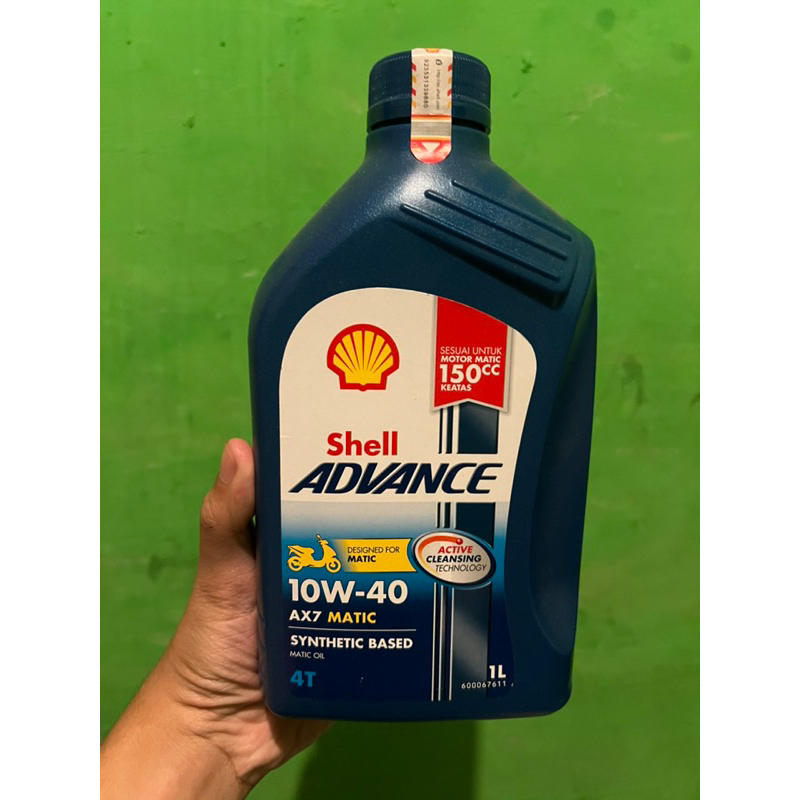Jual Shell Advance AX7 MATIC 10W-40 1L | Shopee Indonesia