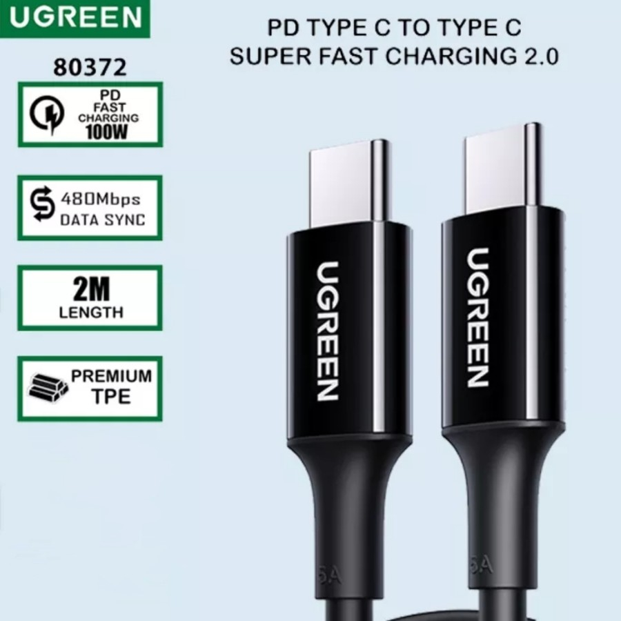 Jual Ugreen Kabel Charger Usb Type C To Type C W Pd A Fast Charging