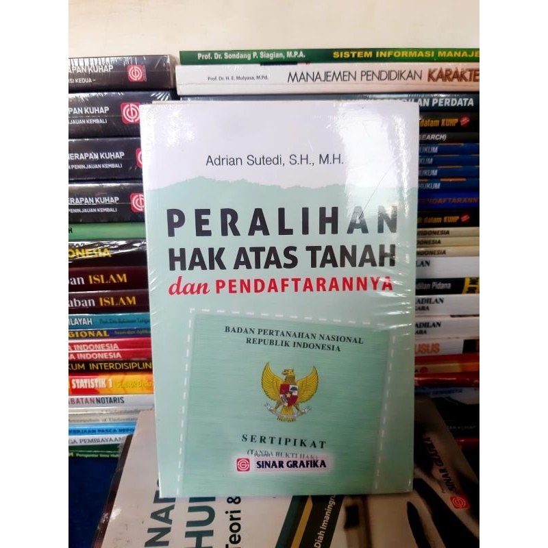 Jual Buku Peralihan Hak Atas Tanah dan Pendaftarannya Pengarang ...