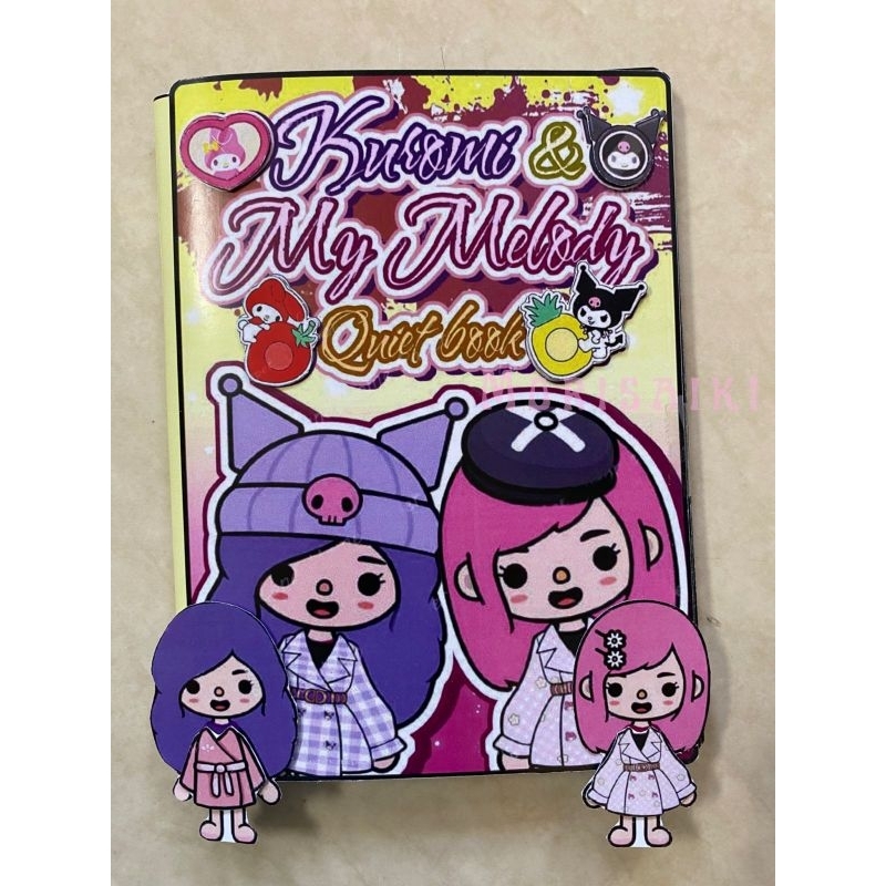 Jual Mainan Bongkar Pasang Perempuan Paper Doll Toca Boca Kuromi My