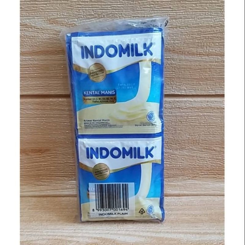 Jual Susu Kental Manis INDOMILK Rasa Vanilla Cokelat Sachet 37 gram