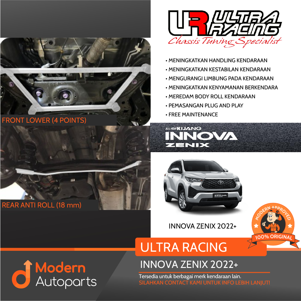 Jual PAKET Stabilizer Ultra Racing INNOVA ZENIX 2023+ 1 SET | Shopee ...