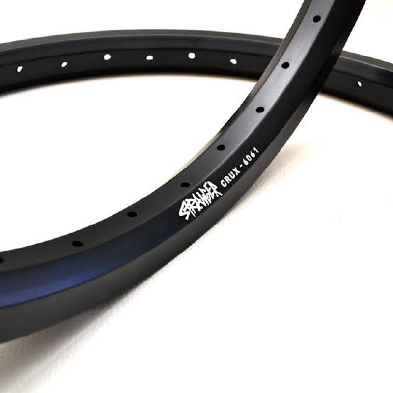 Jual Parts BMX Stranger Crux Rims - Black 36 Hole | Shopee Indonesia