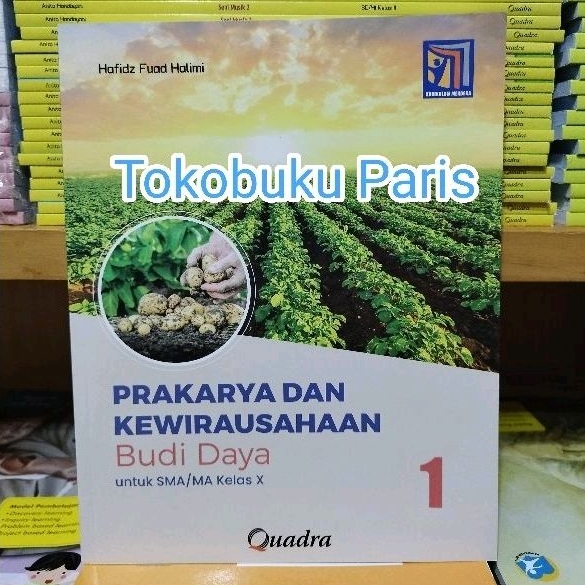 Jual ORIGINAL Buku Prakarya Dan Kewirausahaan Budi Daya 1 SMA MA Kelas ...