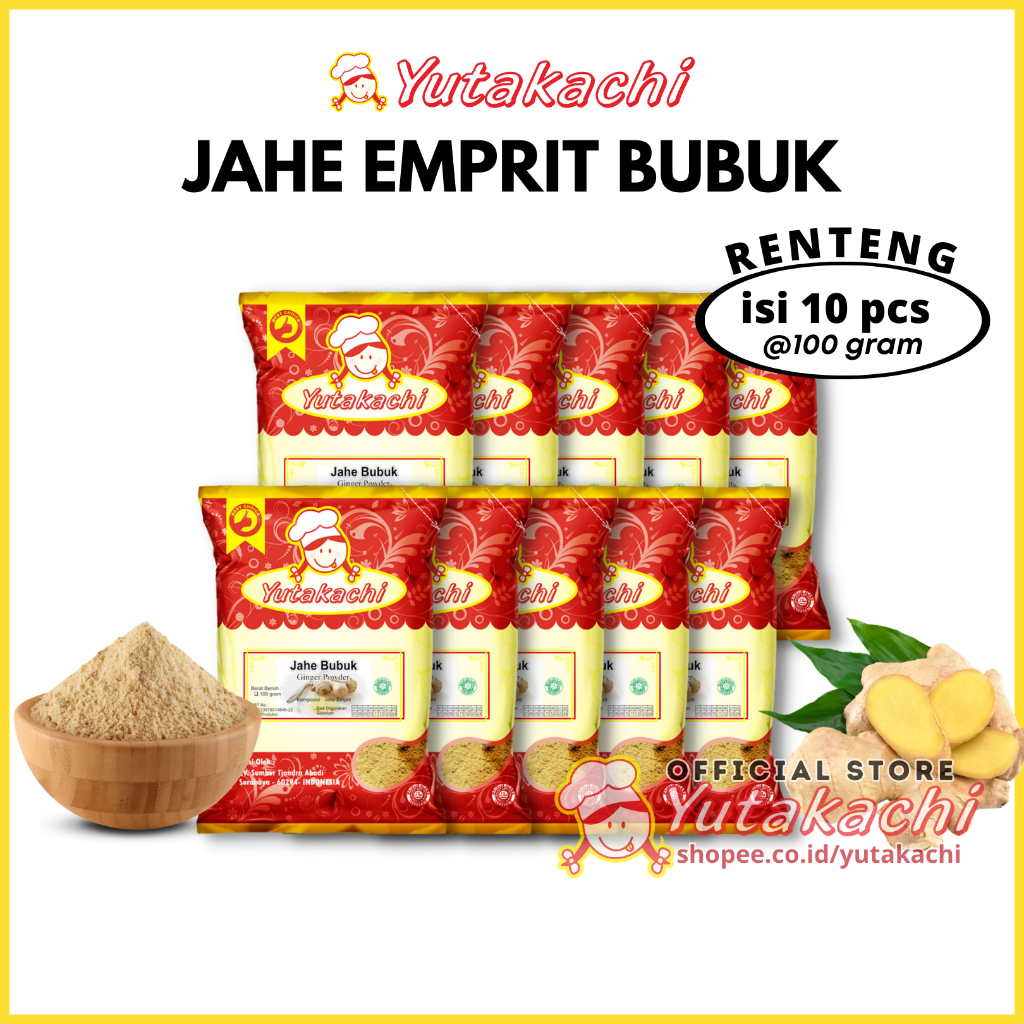 Jual Renteng Jahe Emprit Bubuk Kg Yutakachi Gr X Pcs Murni